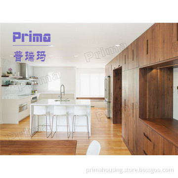 PVC Finish MDF Kitchen Cabinet Design